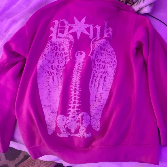 Young Thug Punk Pink Angel hoodie!!! send offers!! - Picture 3 of 5